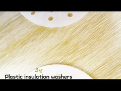 50 mm πολυπροπυλενίου πλαστικού μονωτικού στερεωτικού πλυντηρίου - 500 πακέτα