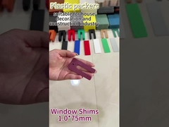 5mm 20mm πλαστικό συσκευαστή παραθύρων 1.5x75mm Pp