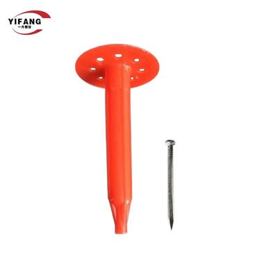 Πράσινες άγκυρες μόνωσης τοίχων χρώματος με την απορρόφηση θορύβου καρφιών ανοξείδωτου