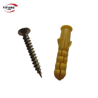 Ανθεκτική νάυλον μόνωσης τοίχων άγκυρα επέκτασης βουλωμάτων 8*80 πλαστική