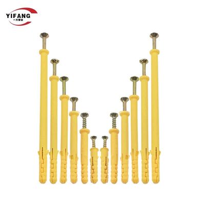 Οι ανθεκτικές άγκυρες βιδών τούβλου, φρεζάρισαν το επικεφαλής πλαστικό κοίλο βούλωμα τοίχων