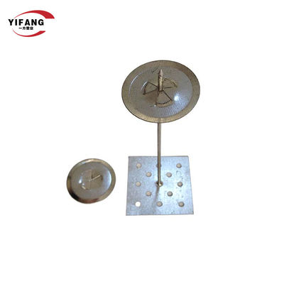 Γαλβανισμένη καρφίτσα καθορισμού μόνωσης 25*25 Rockwool σιδήρου