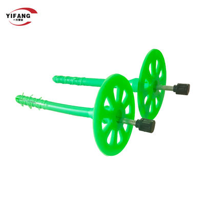 Ανθεκτικά πλαστικά μονωτικά καρφιά για ασφαλή θερμομονωτικά στερεώματα