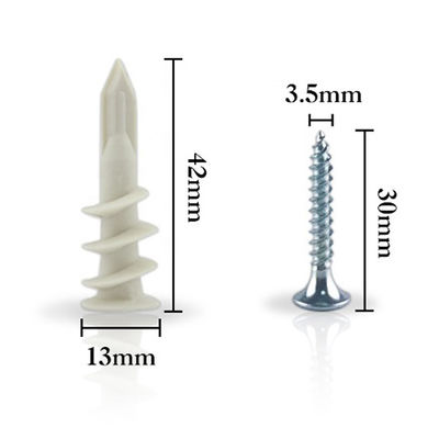 πλαστικές άγκυρες τοίχων μόνωσης JIS 15x33mm για τον ξηρό τοίχο